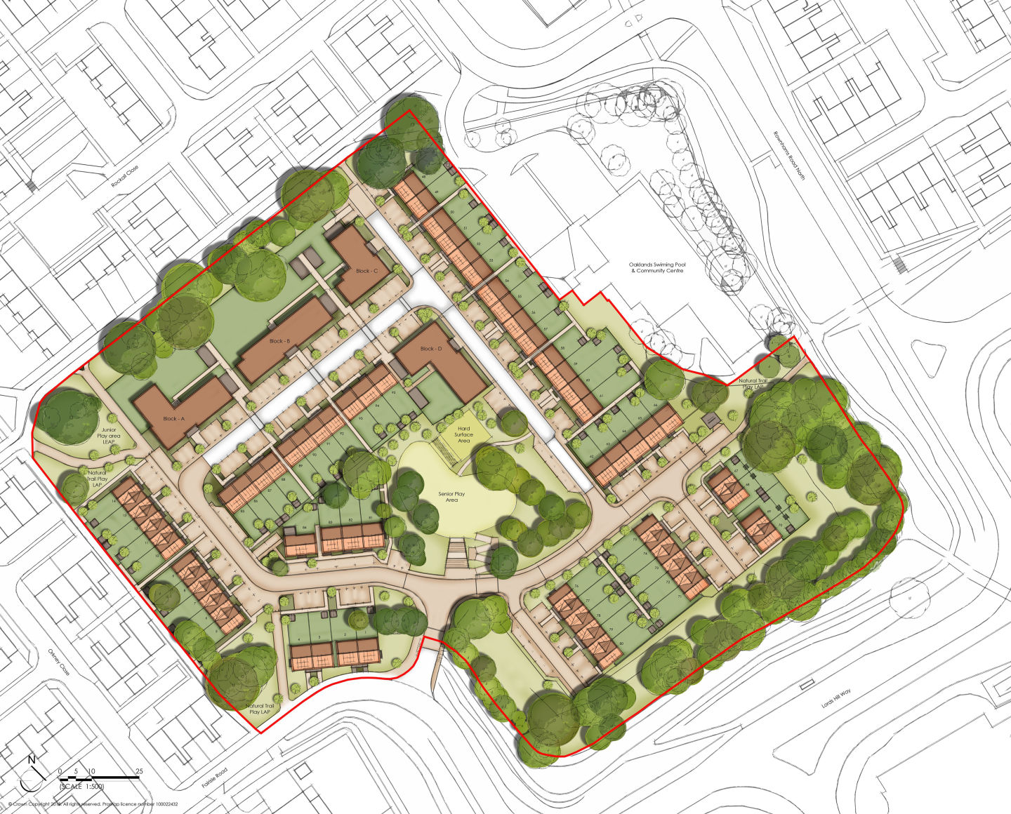 Oaklands Site Plan