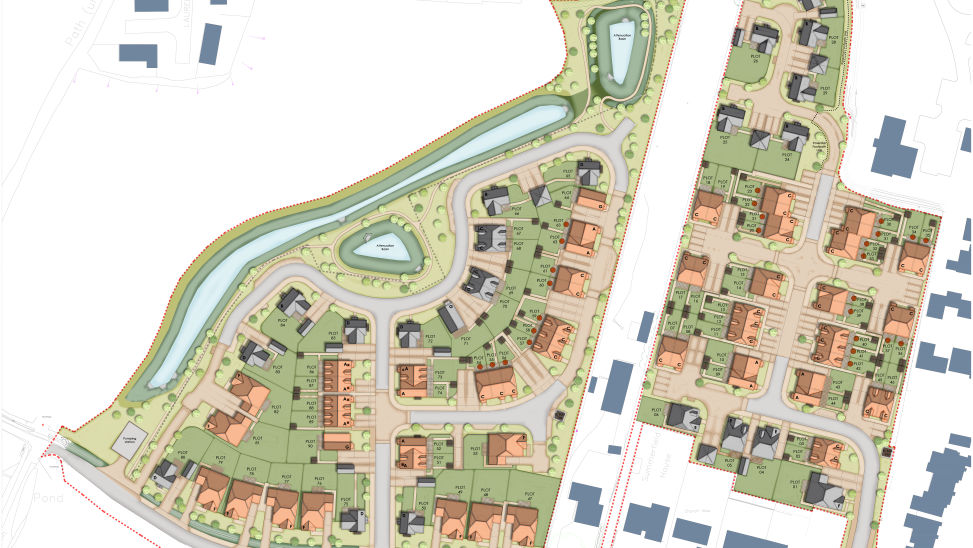 Summer Lane Pagham Site Plan