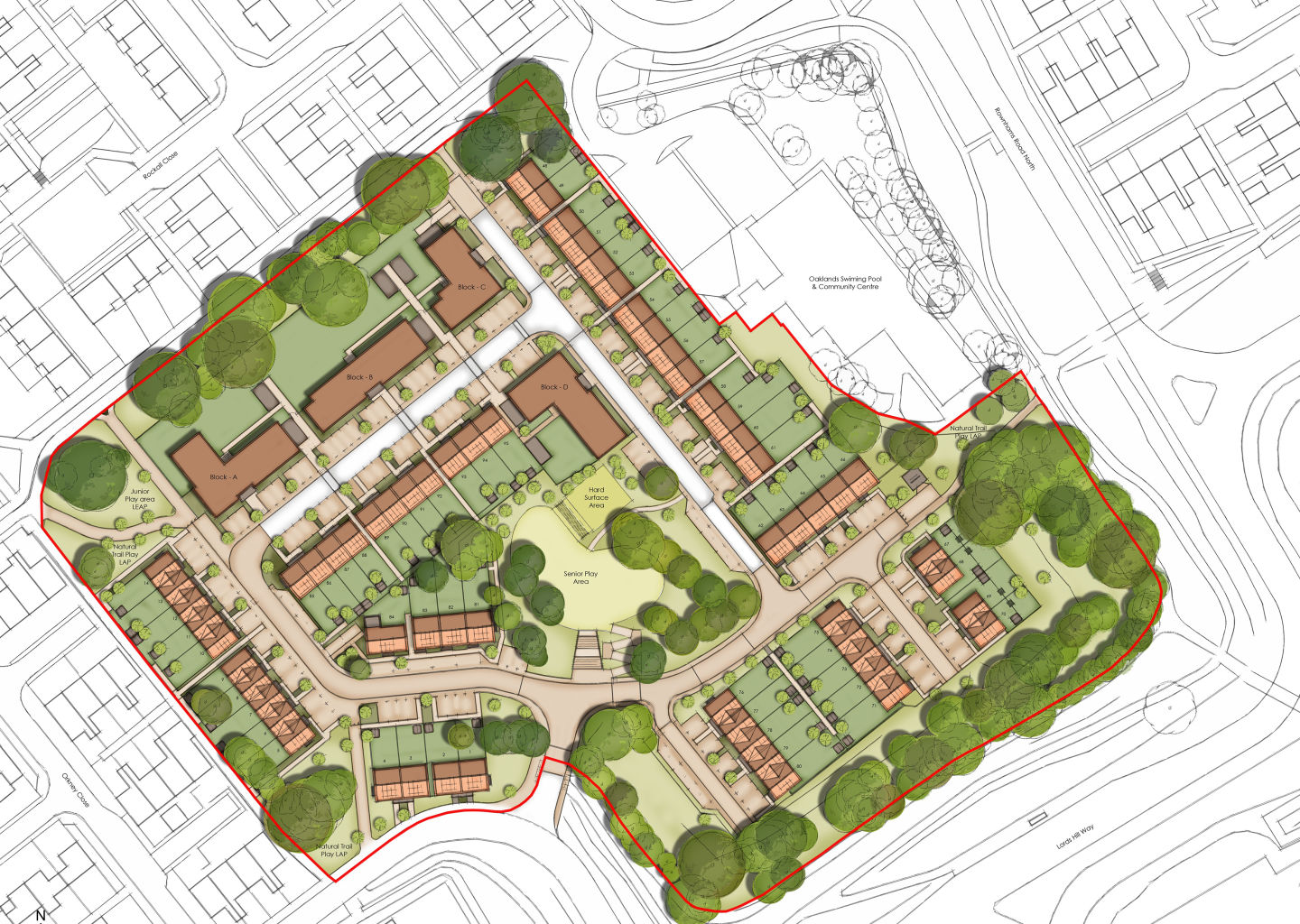 Oaklands Site Plan
